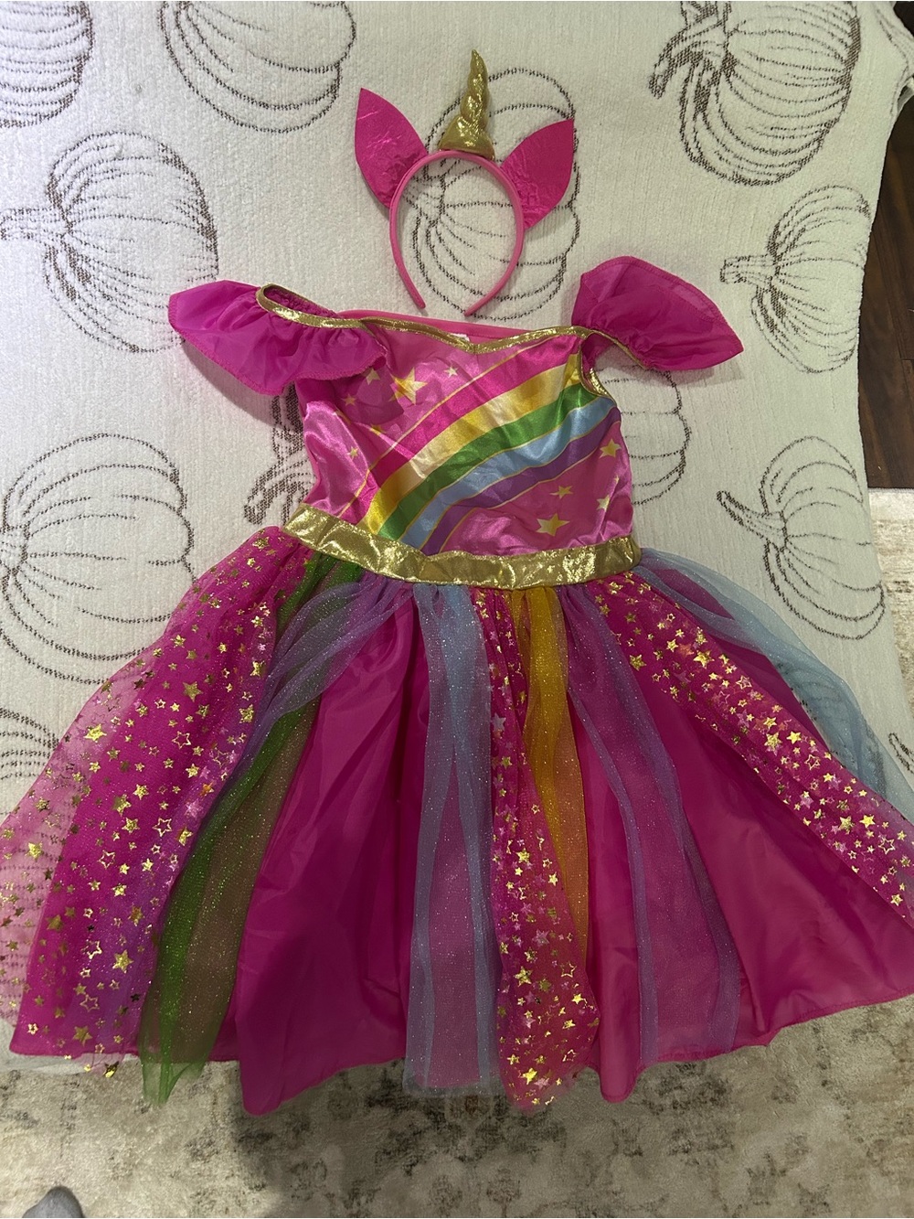 Rainbow unicorn Halloween costume